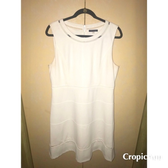 Tommy Hilfiger White A Line Cocktail Dress - Picture 1 of 5